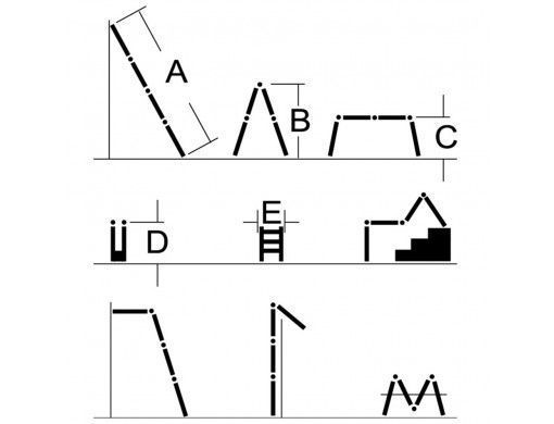 Лестница-трансформер Кентавр 4&times;3 44669 фото